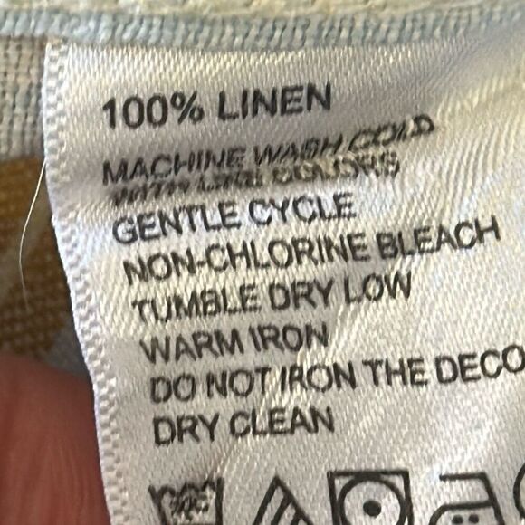 Tommy Bahama Relax Linen Shirt Striped Long Sleeve Shirt size XXL Pink BLue - Picture 8 of 8